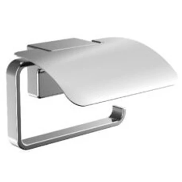 Emco Cue WC papírtartó fedeles, króm