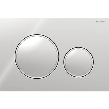 Geberit Sigma20 Működtető nyomólap, 2 mennyiséges fényes króm/matt króm/fényes króm