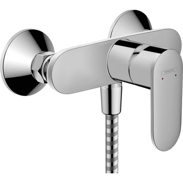 Hansgrohe Vernis Blend Egykaros zuhanycsaptelep falsíkon kívüli szereléshez, króm