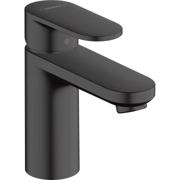 Hansgrohe Vernis Blend Egykaros mosdócsaptelep 100, Coolstart, automata lefolyógarnitúrával, matt fekete