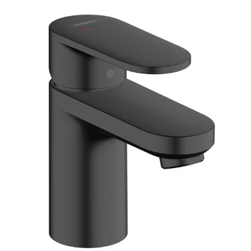 Hansgrohe Vernis Blend Egykaros mosdócsaptelep 70, Coolstart, automata lefolyógarnitúrával, matt fekete
