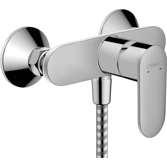 Hansgrohe Vernis Blend Egykaros zuhanycsaptelep falsíkon kívüli szereléshez, króm