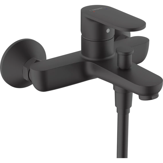 Hansgrohe Vernis Blend Egykaros kádcsaptelep falsíkon kívüli szereléshez, matt fekete