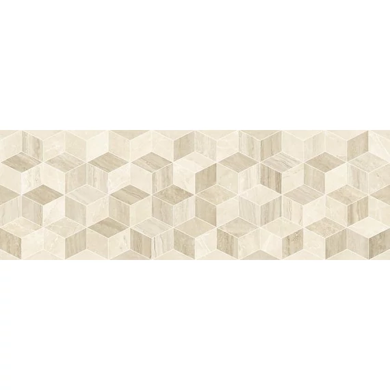Ragno Imperiale dekor tangram travertino fényes 30x90 falicsempe, 00R75GP5